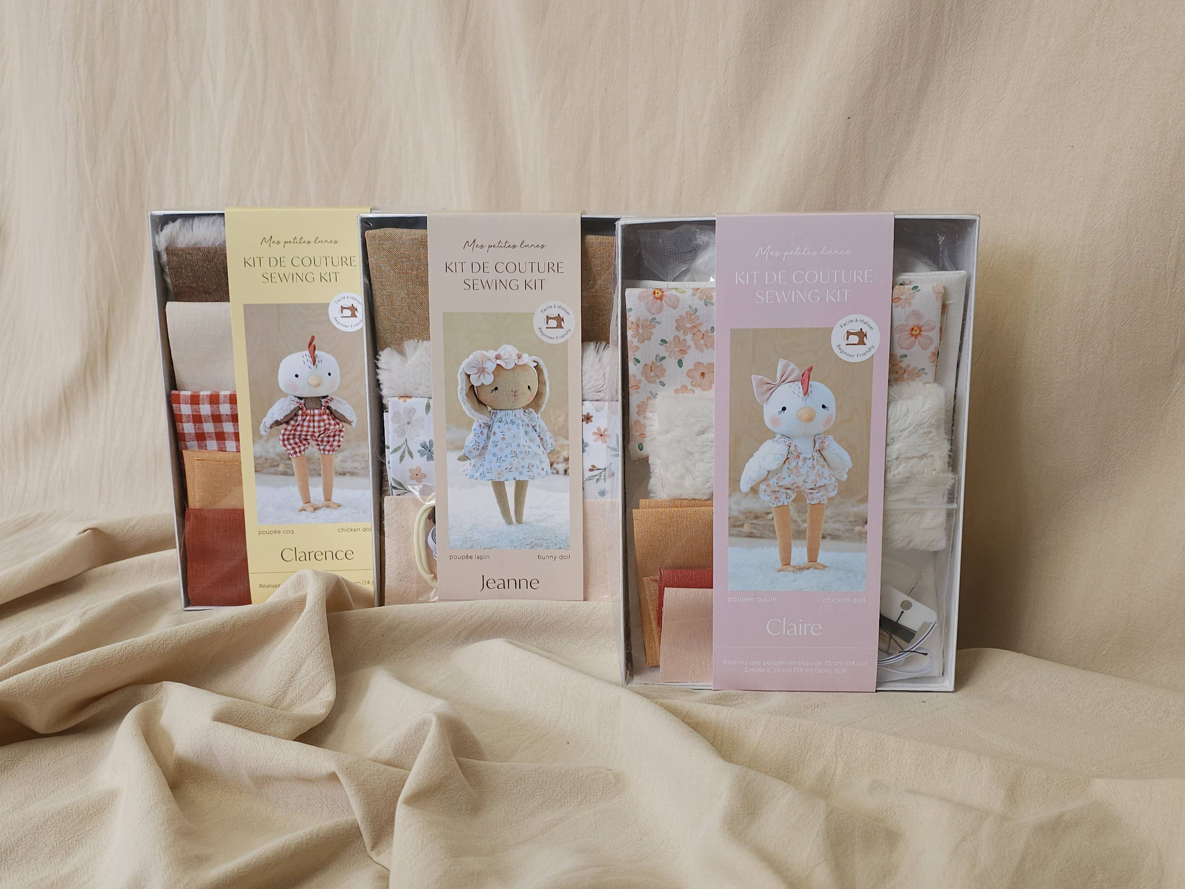 Kit Couture Créatif En Feutre – 6 Modèles D’Animaux Prédécoupés – Apprentissage Couture Débutant – Cadeau DIY Pour Enfants Et Adultes – Loisir Calme