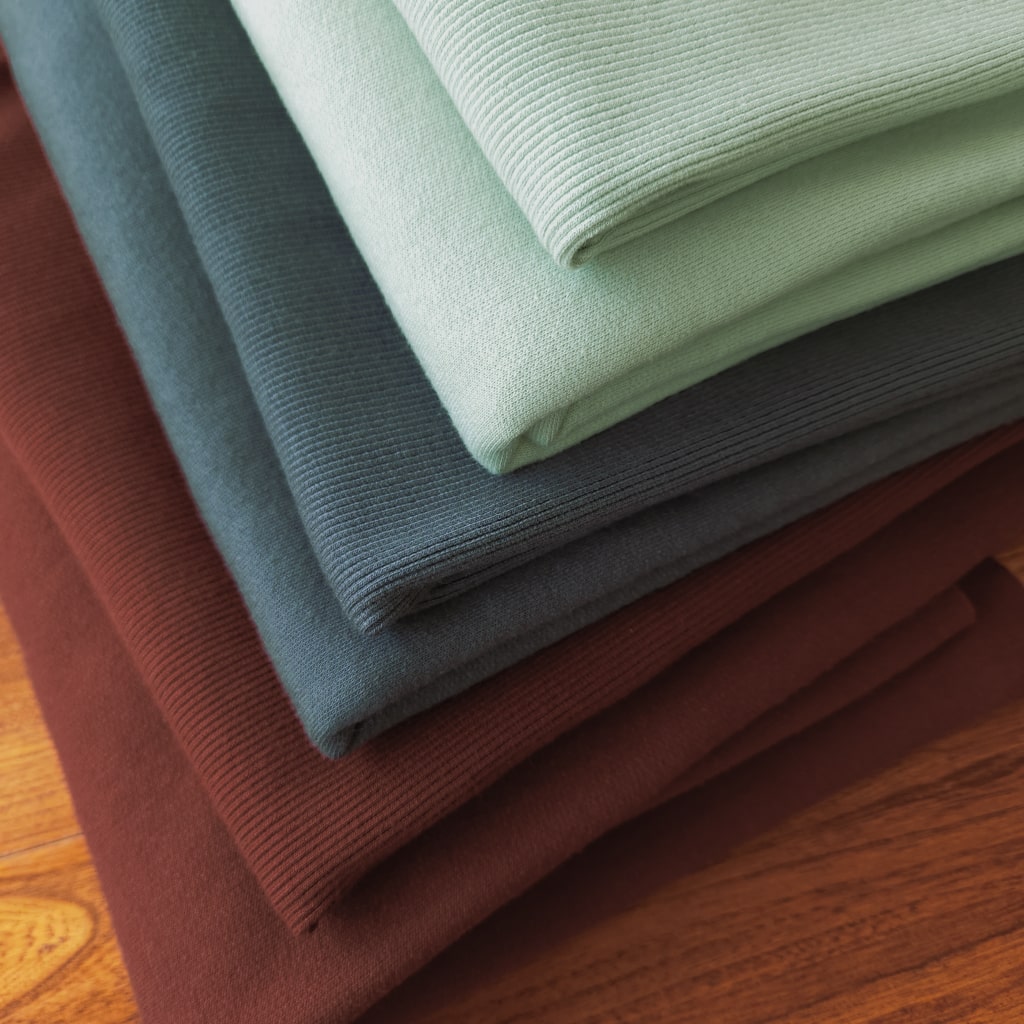 Bamboo & Cotton Sweatshirt Fleece Coordinating Ribbing - Misty Jade – Sitka  Fabrics