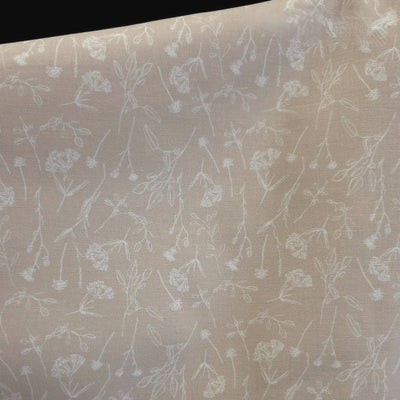 100% Cotton | Morning Lilac-Pressed Floral