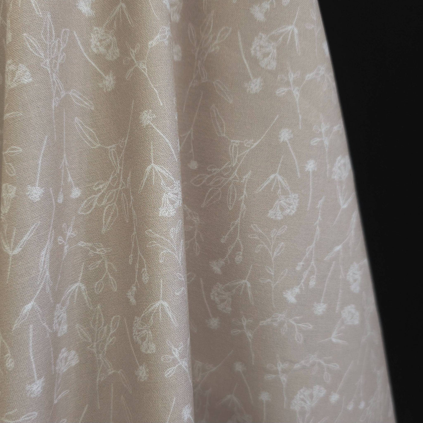 100% Cotton | Morning Lilac-Pressed Floral