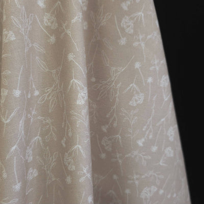 100% Cotton | Morning Lilac-Pressed Floral