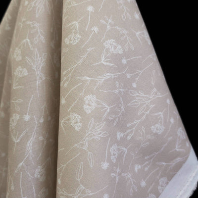 100% Cotton | Morning Lilac-Pressed Floral