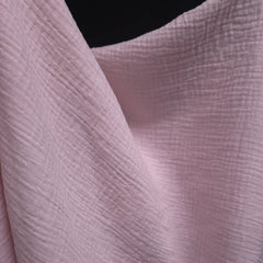 Double Gauze Fabric – Baby Pink | 100% Cotton Muslin