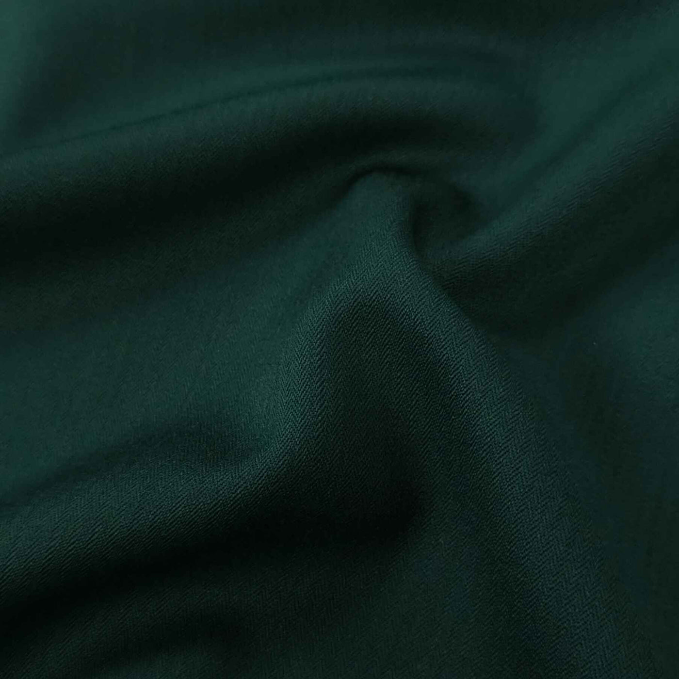 Wool | Herringbone | Dark Green