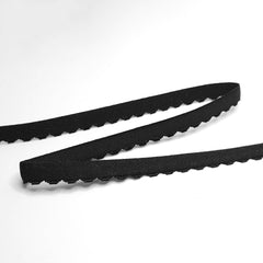 Velvet Back Picot Elastic - 10 mm - 3/8