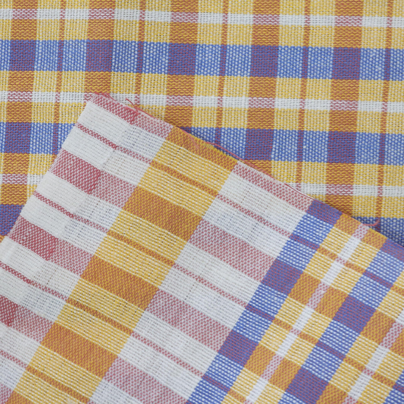 Dishcloth | Cotton &amp; Linen | Plaid