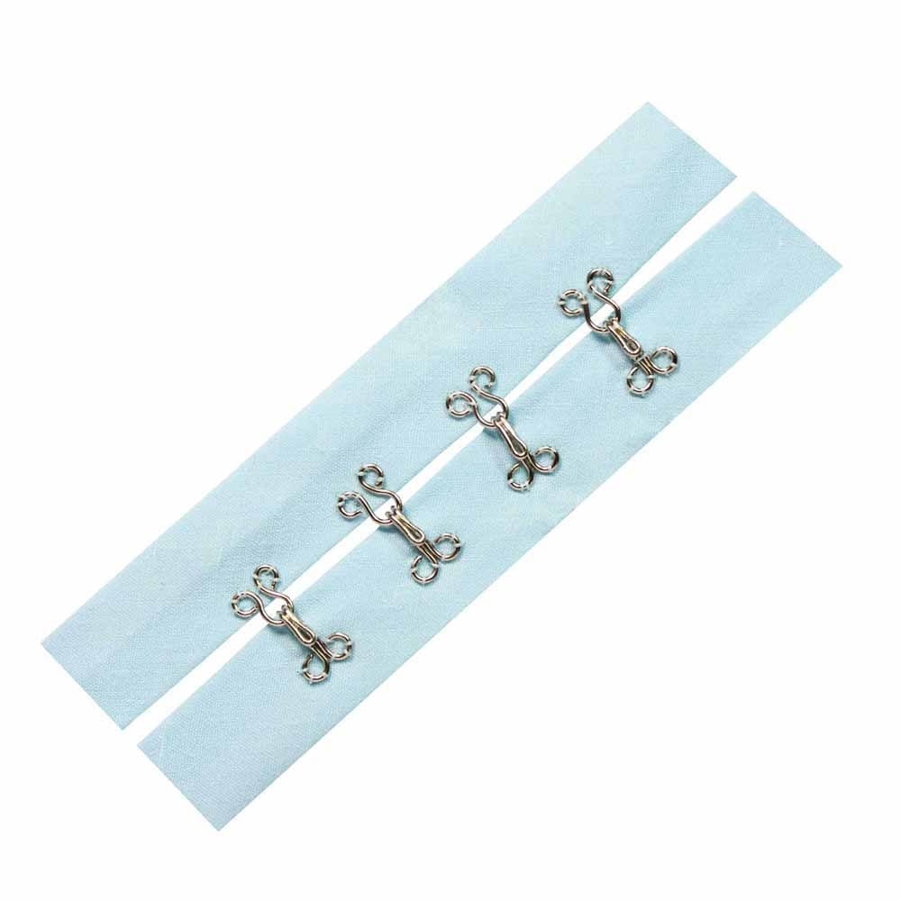 UNIQUE SEWING | Assorted Hooks And Eyes | White | 20 sets