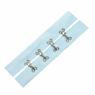 UNIQUE SEWING | Assorted Hooks And Eyes | White | 20 sets