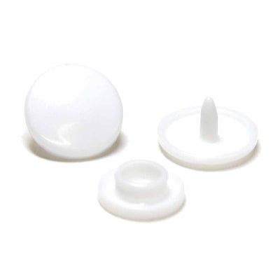 UNIQUE | Plastic Snap Fasteners | Size 2 / 11 mm (3⁄8″) | 30 sets