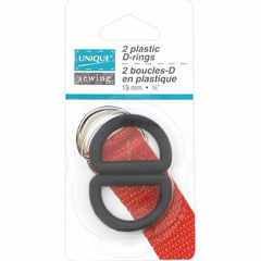 UNIQUE | Plastic D-Rings | Black