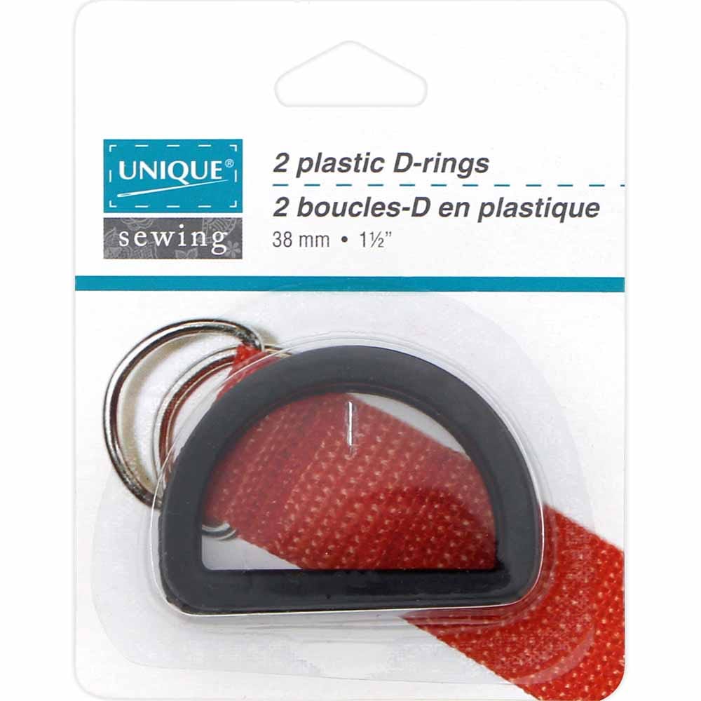 UNIQUE | Plastic D-Rings | Black