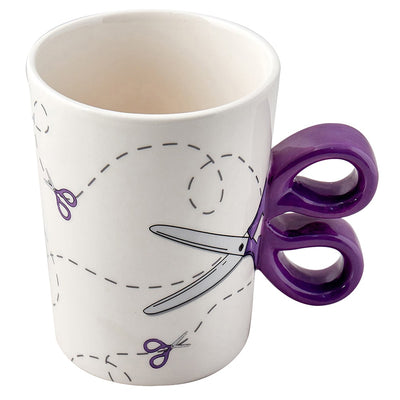 SEW TASTY | Scissors Mug | Purple