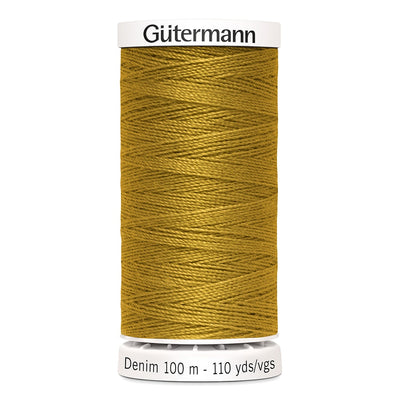 Gütermann | Thread | Jeans | 100 m | #1970 | Gold