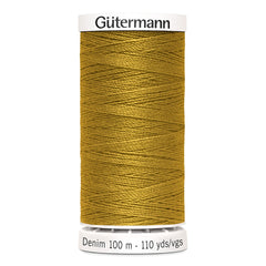 Gütermann | Thread | Jeans | 100 m | #1970 | Gold