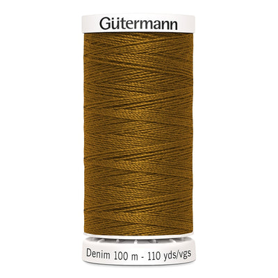 Gütermann | Thread | Jeans | 100 m | #2040 | Copper