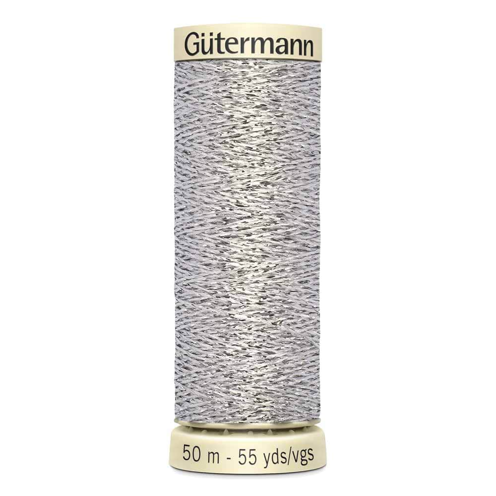 Gütermann | Metallic Sparkle Thread | 50 m | #041 | Silver