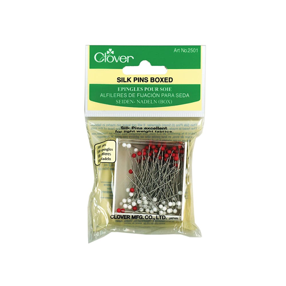 CLOVER 2501 | Silk Pins (Boxed) | 36mm (13⁄8″)