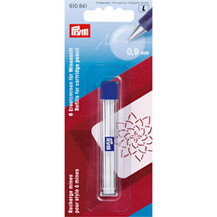 PRYM Fabric Marking Pencil Refills 0.9 mm | White | Pack of 6