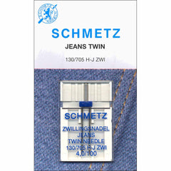 SCHMETZ | Aiguilles Doubles pour denim | 100/16 | 4mm