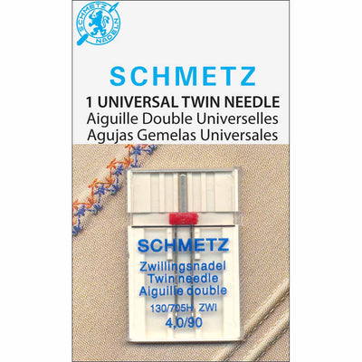 SCHMETZ | Universal Twin Needle | 90/16 | 4 mm
