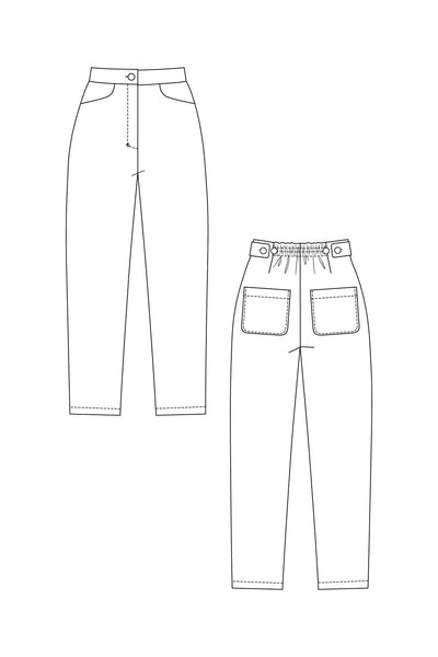 PDF Sewing Pattern | Aina Trousers & Culottes | Named Clothing