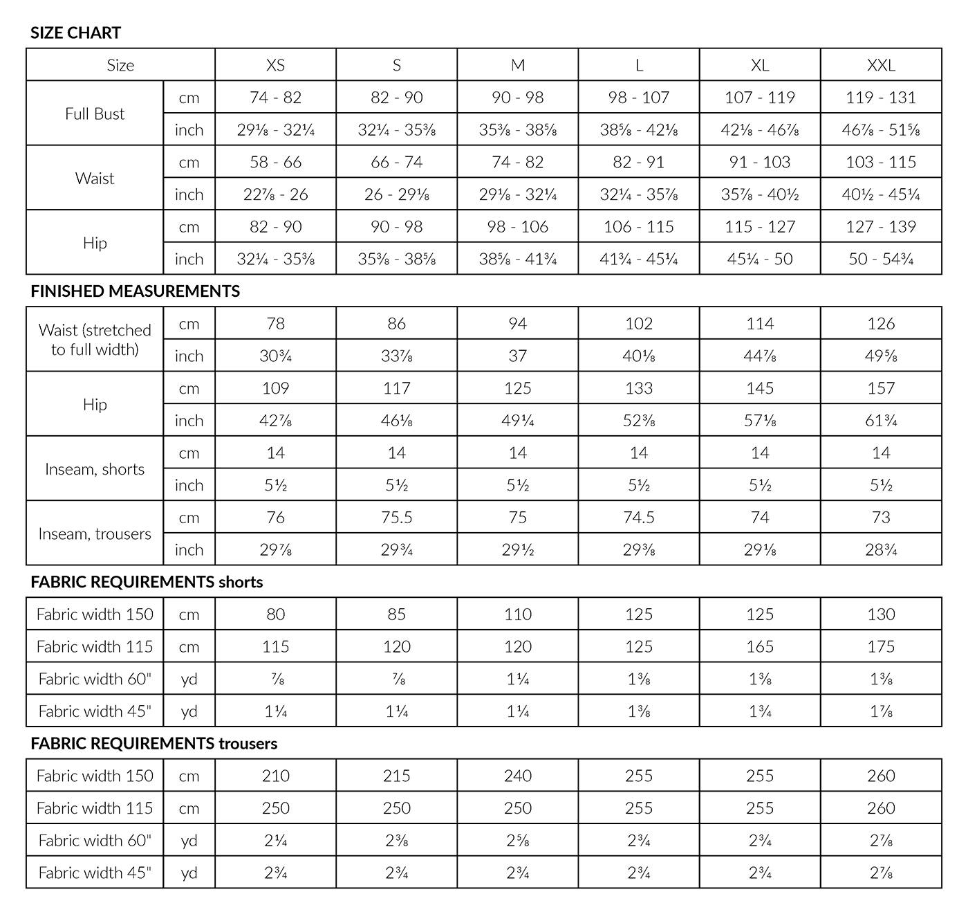 PDF Sewing Pattern | Aulio Elastic Waist Shorts & Trousers | Named Clothing