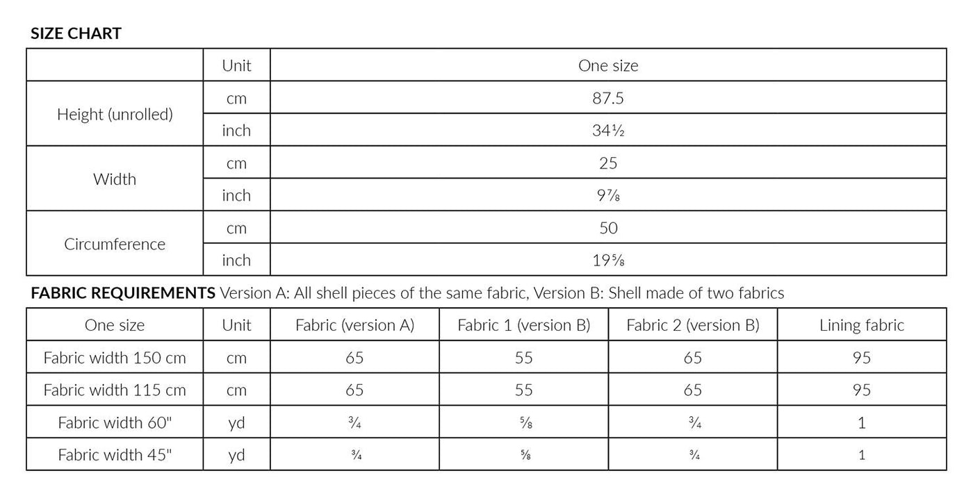 PDF Sewing Pattern | Aura Yoga Mat Bag | Named Clothing