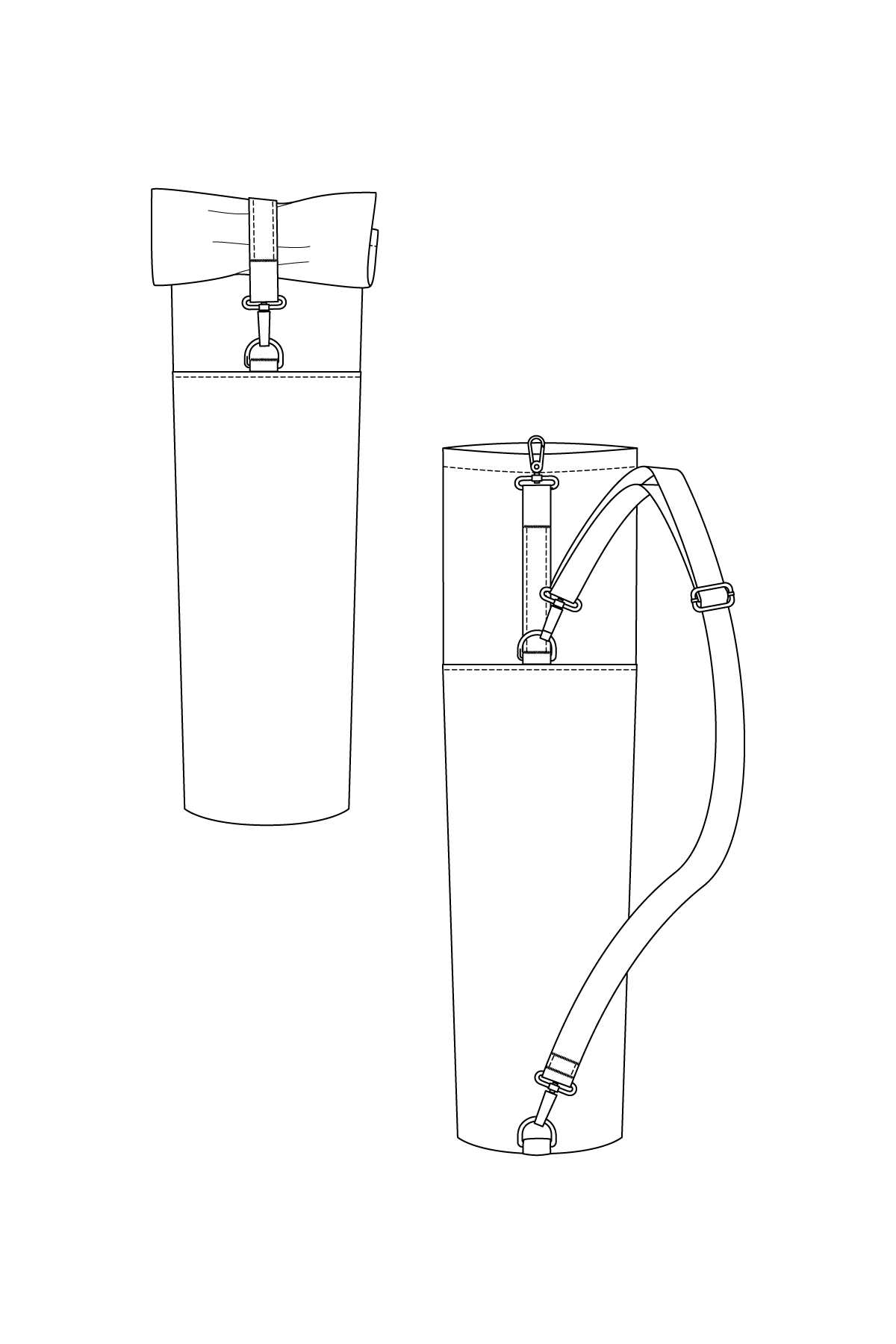 PDF Sewing Pattern | Aura Yoga Mat Bag | Named Clothing