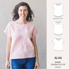 PDF Sewing Pattern | Alva Dolman Style Top | SINCLAIR