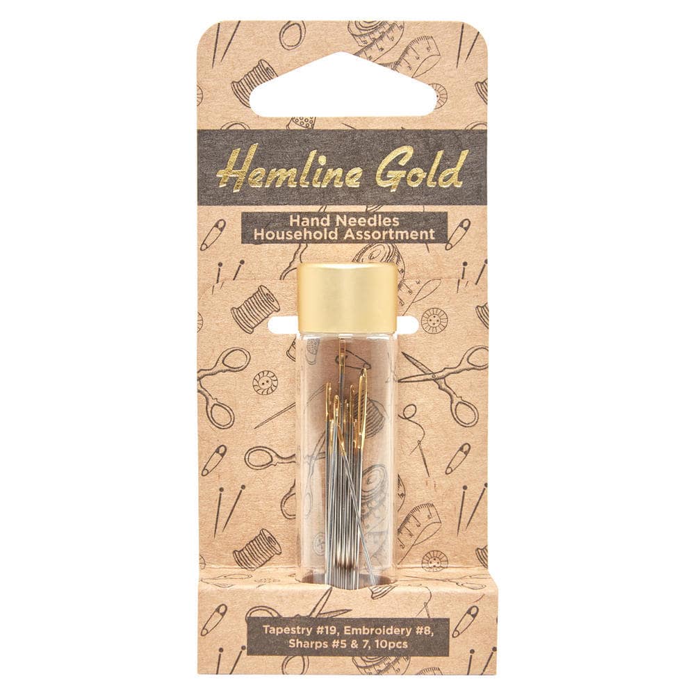 HEMLINE GOLD | Assorted Hand sewing Needles (Pack of 10)