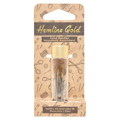HEMLINE GOLD | Assortiment d'aiguilles à coudre à la main (lot de 10)