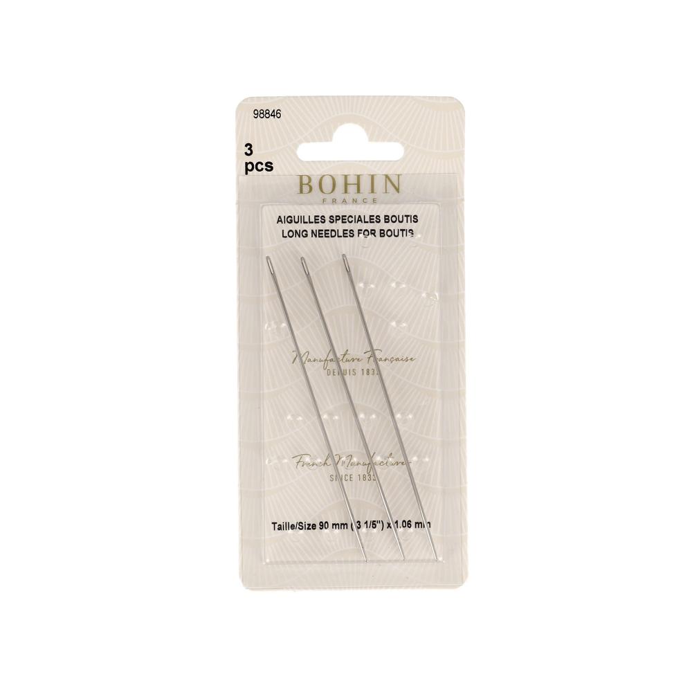 BOHIN | Boutis Needles 90mm X 1, 10 | Pack of 3
