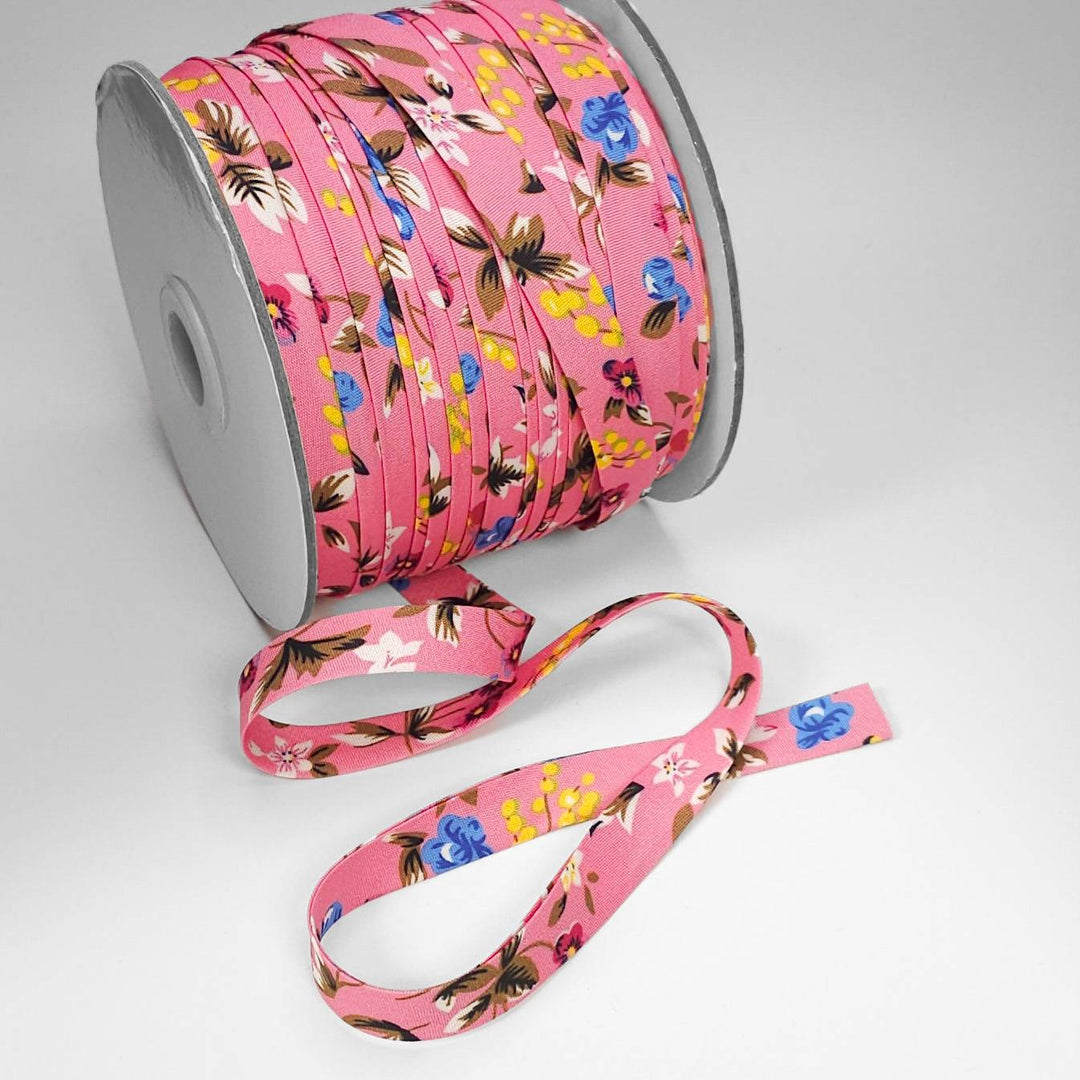 Ruban Biais 100% Coton 13 Mm X 25 Mm X 5 M (rouge, 13 Mm De Large