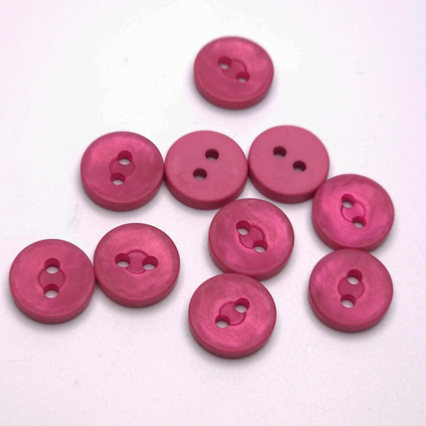 Buttons 10 mm - Fuschia