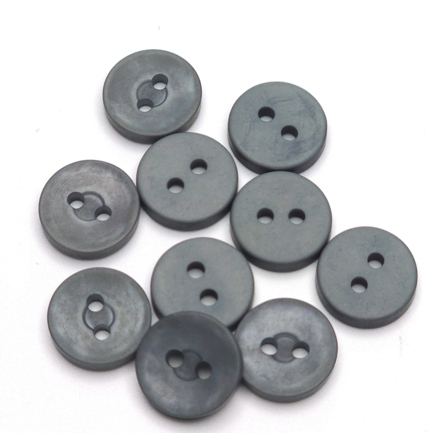 Buttons 10 mm - Gray Green