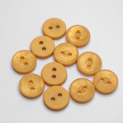 Buttons 10 mm - Yellow