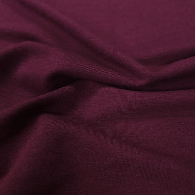 Bamboo & Cotton French Terry - Wine