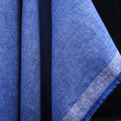 Mélange de lin et de coton teint en fil