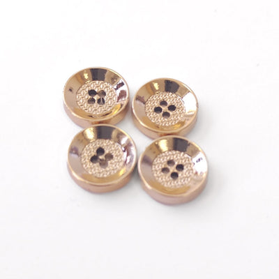Rose Gold Button - 15 mm