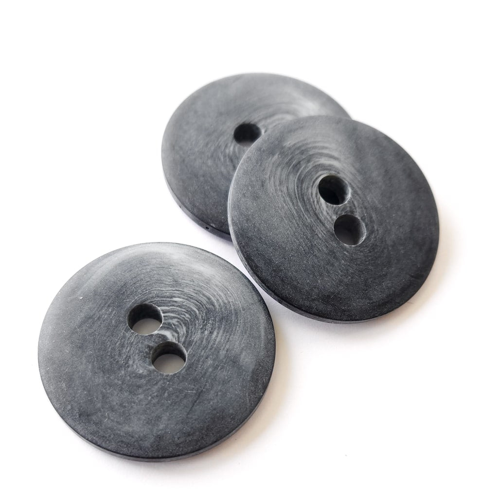 Gray Button - 33 mm