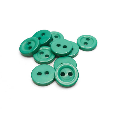 Buttons Green 10 mm