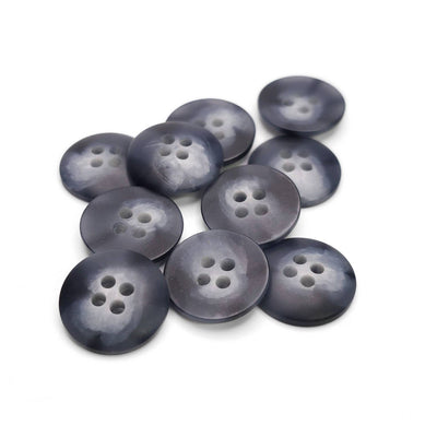 Buttons Gray and Black 15 mm 