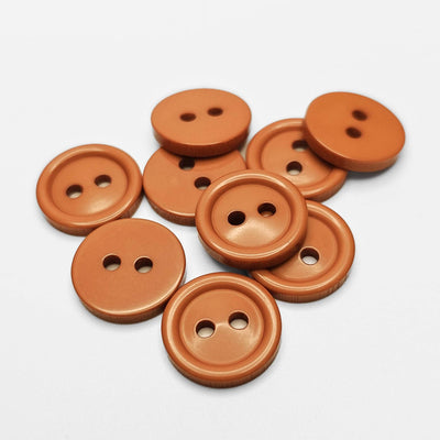 Buttons orange 14 mm