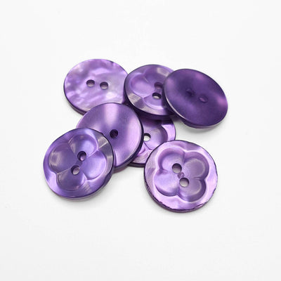 Buttons Purple 18 mm