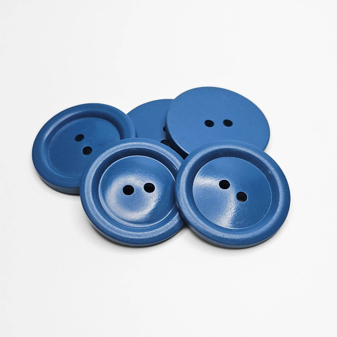 Buttons Blue 33 mm
