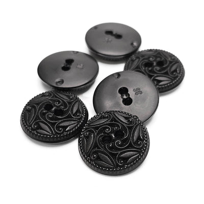 Buttons Black 22mm