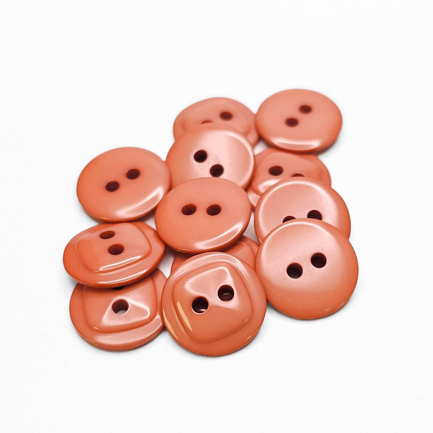 Buttons Orange 14 mm