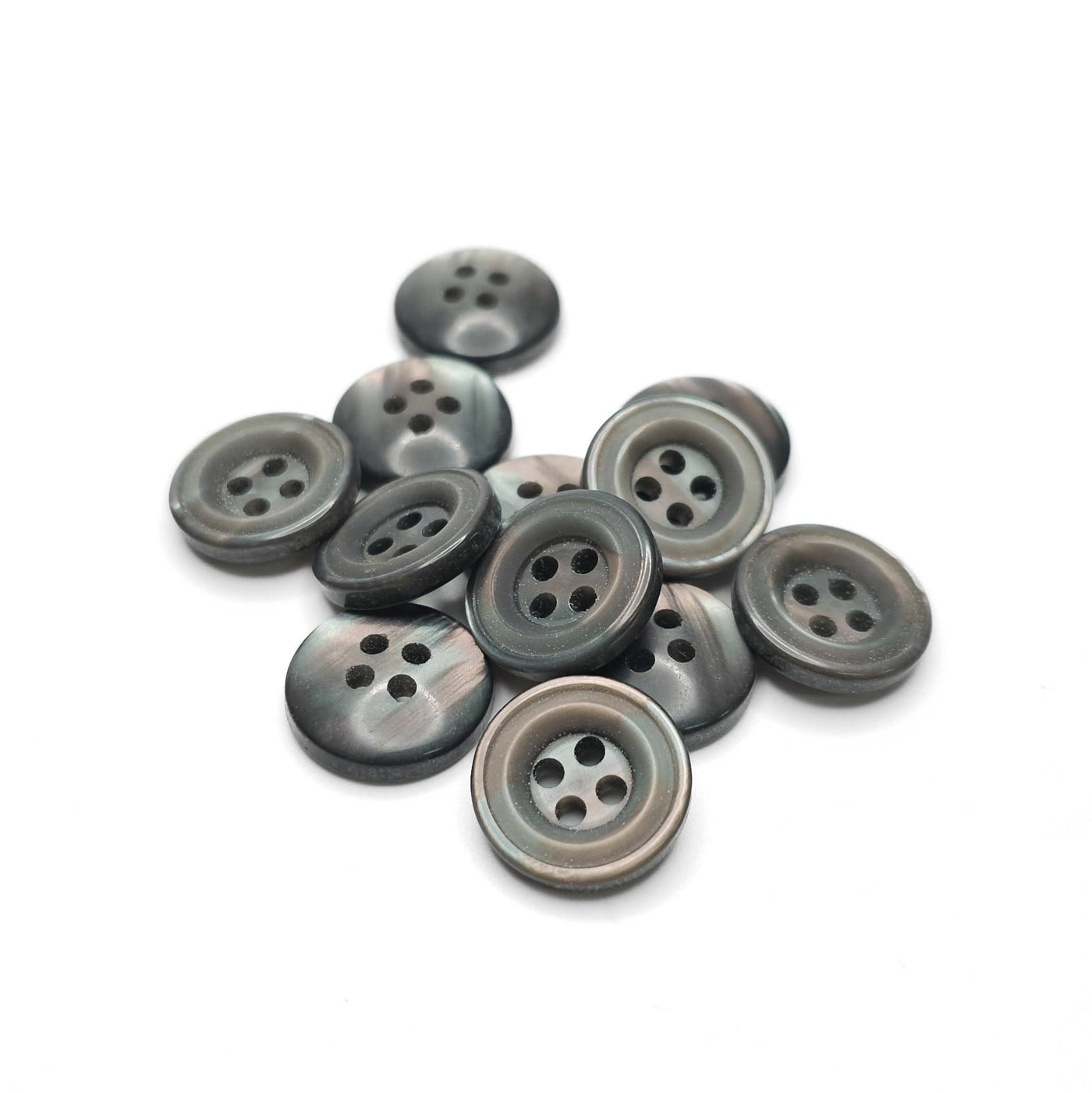 Buttons Gray 15 mm