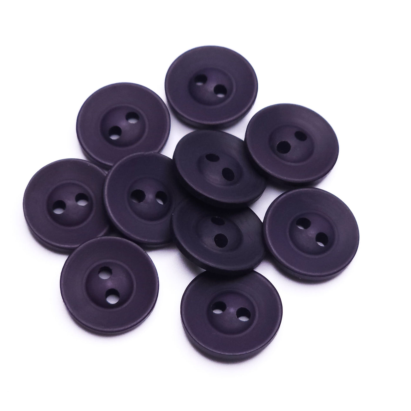 Buttons 15 mm - Dark Purple