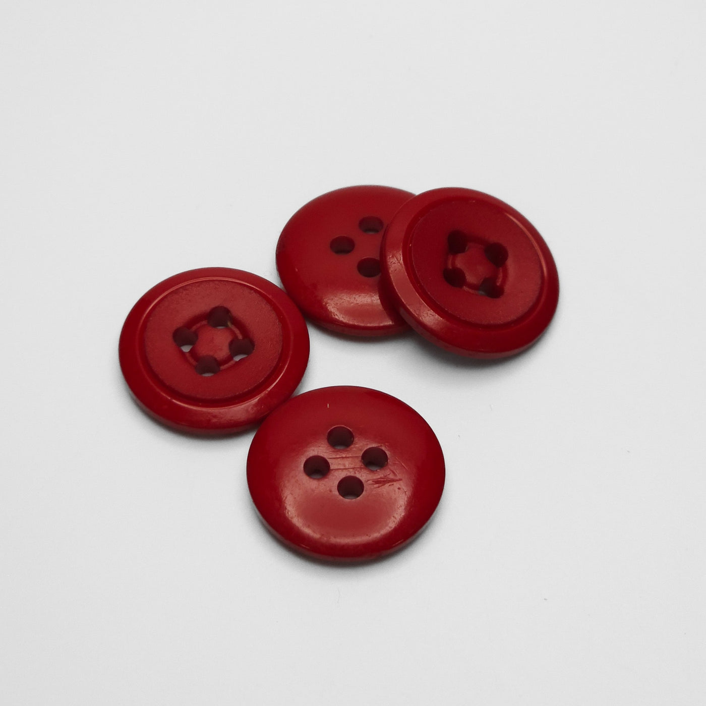 Buttons red | 18 mm